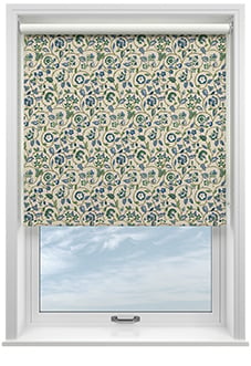 Land & Shore Esther (Blackout), Green - Roller Blind